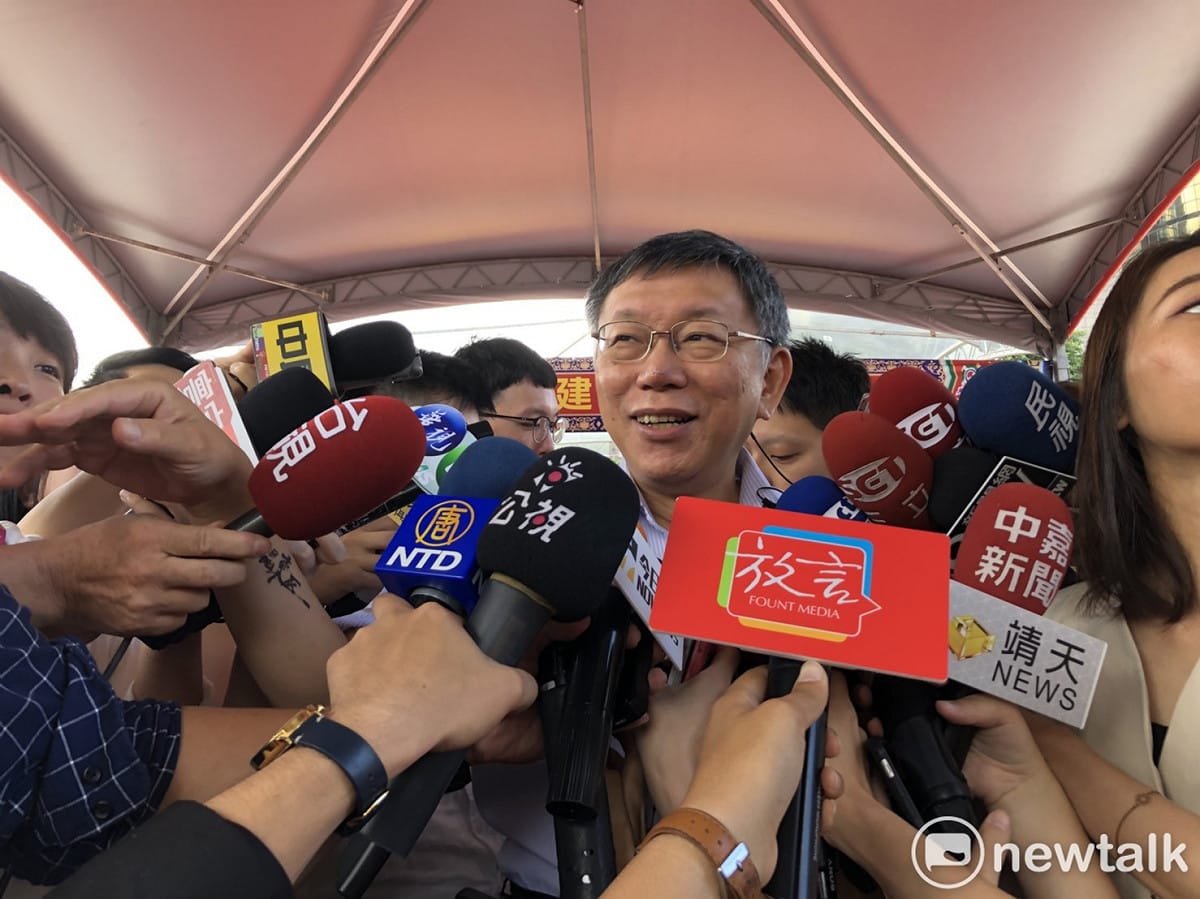台北市長柯文哲。 圖：周煊惠 ／攝
