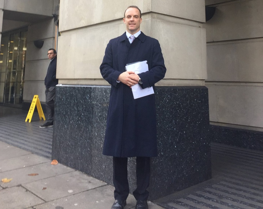 英國新任外長拉布脫歐立場強硬，對伊朗也不假辭色 圖：翻攝自Dominic Raab臉書