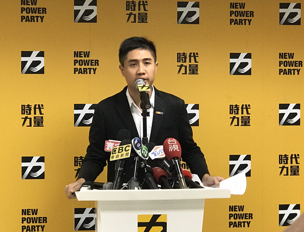 高潞助理被爆領取補助，李兆立今天在黨中央說明。 圖:陳佩君/攝