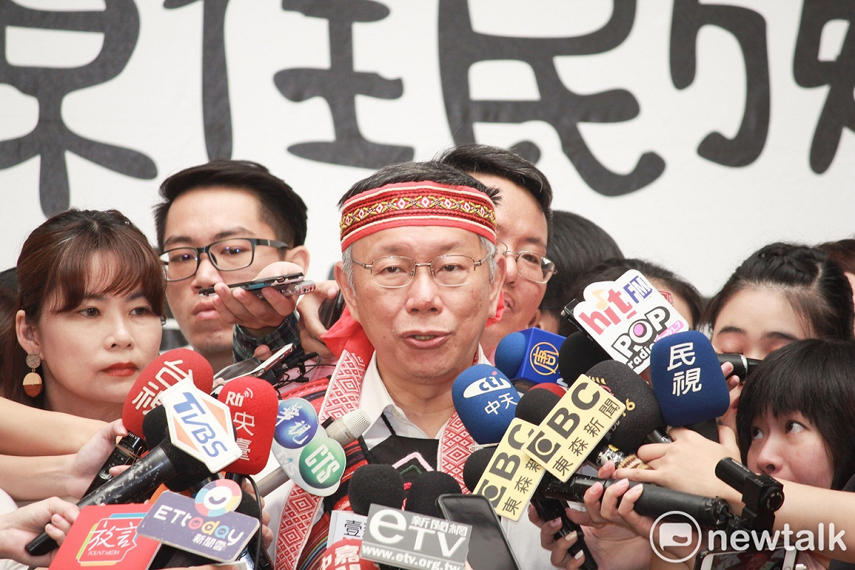 台北市長柯文哲。 圖：周煊惠 ／攝