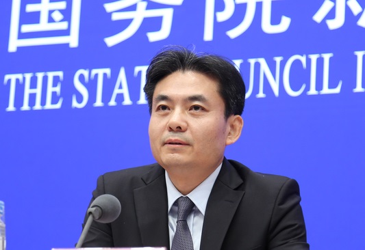 國務院港澳辦發言人楊光昨（29）日在記者會上力挺香港特首林鄭月娥，反批示威者攻擊警察。 圖：翻攝自中國國務院官網