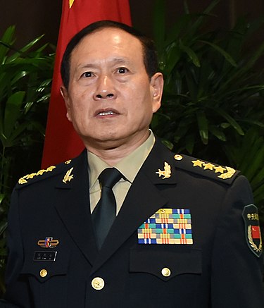 中國國防部長魏鳳和。 圖：翻攝自維基百科