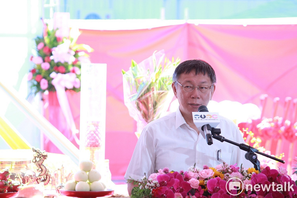 台北市長柯文哲。 圖：周煊惠 ／攝
