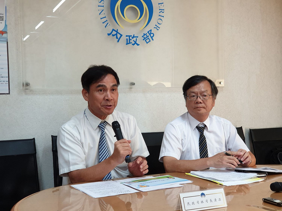 民政司長林清淇談政治獻金的捐贈規定。 圖：內政部提供