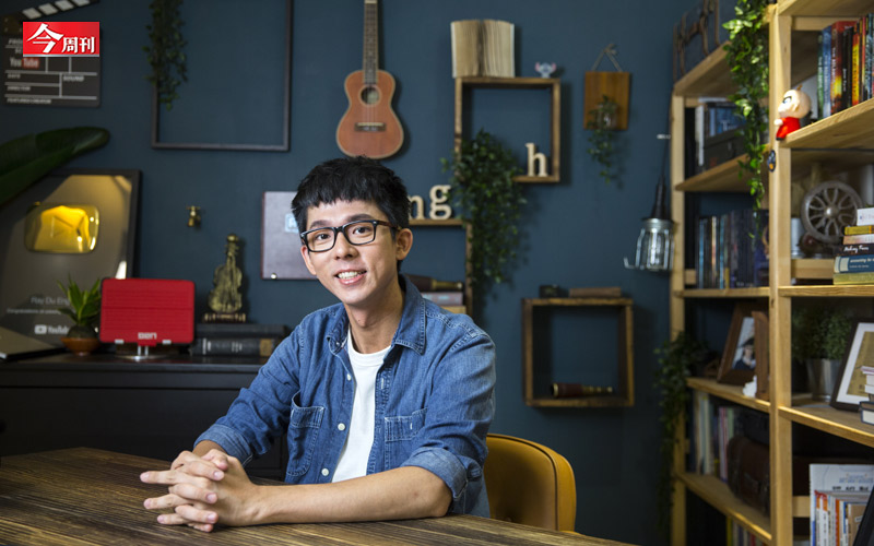 阿滴是台灣知名YouTuber，他所經營的YouTube頻道《阿滴英文》訂閱數已突破兩百萬人，是全台灣擁有最多粉絲的知識型網紅。 圖：今周刊/提供