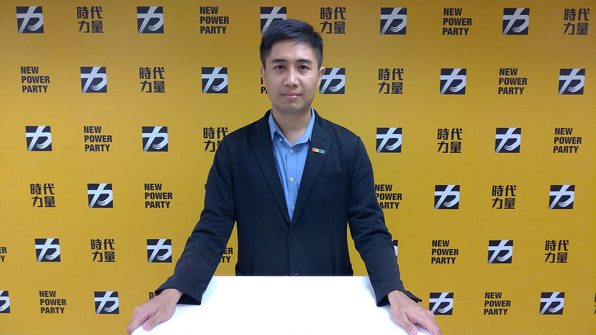 時力發言人李兆立表示，高潞．以用違背時力堅守政治操守與利益迴避的核心價值。 圖：陳佩君／攝