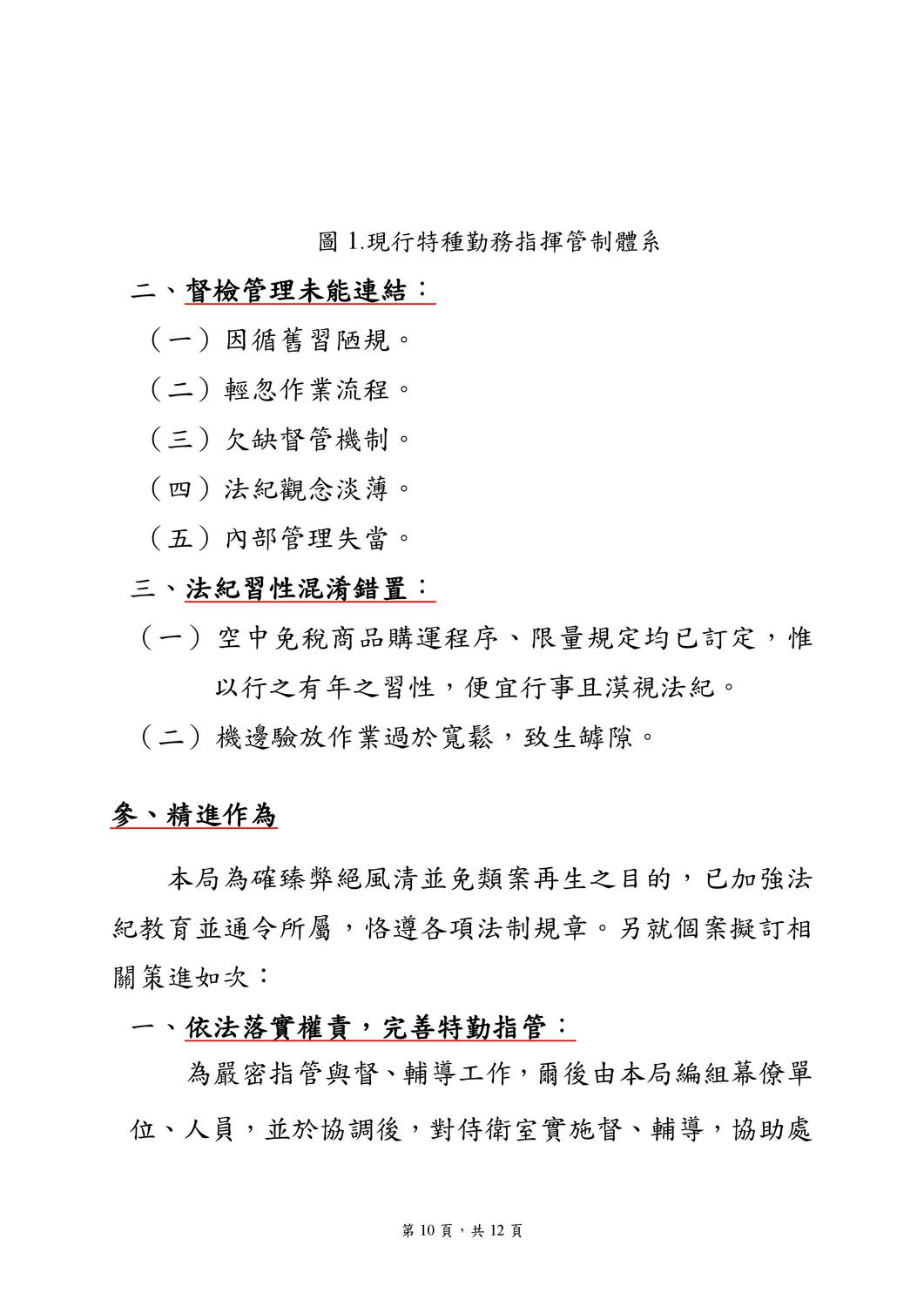 國安局私菸案調查報告。 圖：國安局／提供