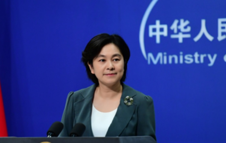 中國外交部發言人華春瑩。 圖：翻攝自中國外交部網站（資料照片）