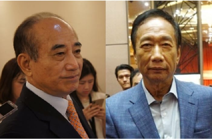外傳郭、王兩人今 (3) 日上午已會面，但未談到共同參選2020大選。 圖：新頭殼合成