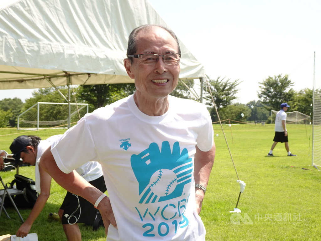 旅日棒球明星王貞治鼓勵台灣小將，並暢談到明年東京奧運台灣棒球實力。 圖/中央社