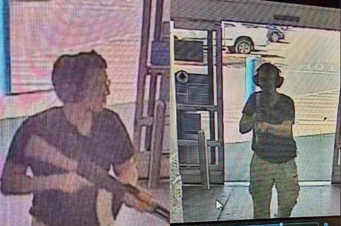 槍手為21歲白人男性嫌犯，目前已被拘留。 圖/翻攝自推特