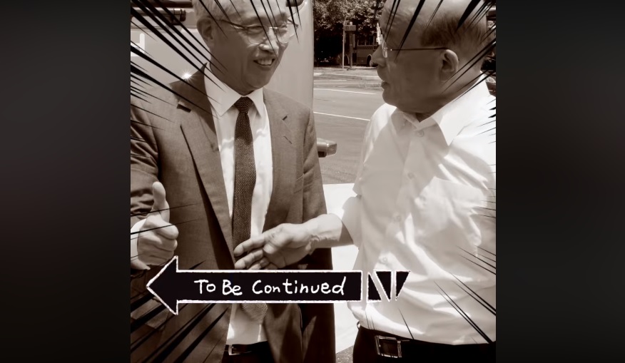 每項政績最後貼上「To be continued」，代表這些事情「未完待續」 圖：翻攝自蘇貞昌「守護台灣 未完待續」影片