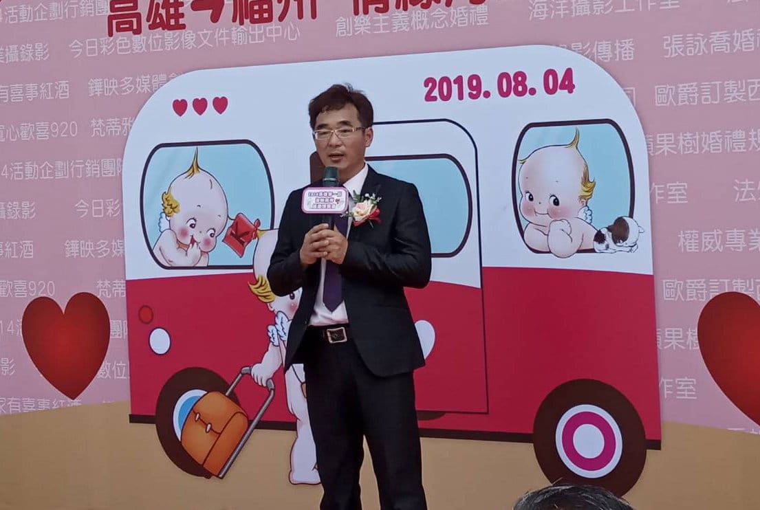 高雄市台灣婚慶文化協會創會理事長謝萬凰認為兩岸婚慶交流今年不受自由行暫停影響。 圖：孫家銘／攝
