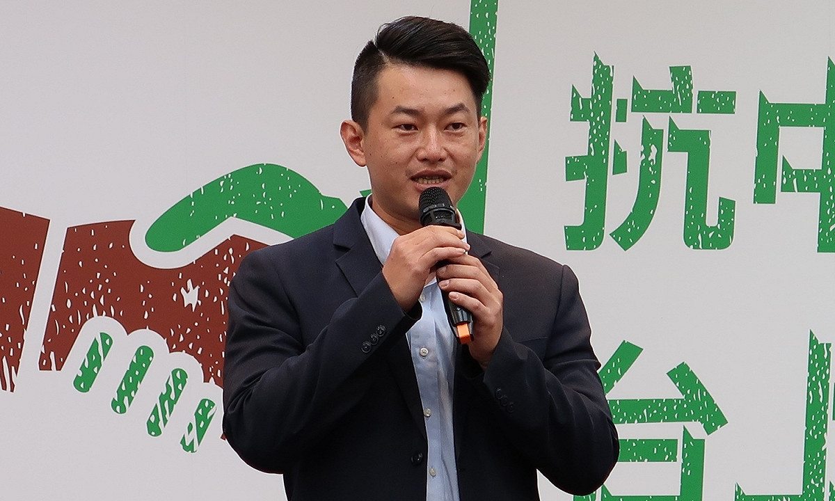 台灣基進候選人陳柏惟。 圖：林朝億/攝（資料照）