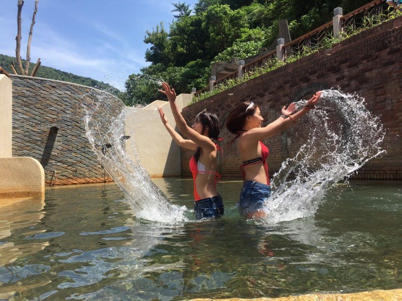 蘇澳冷泉新園區免費開放時間延長到8月31日。 圖：蘇澳鎮公所／提供
