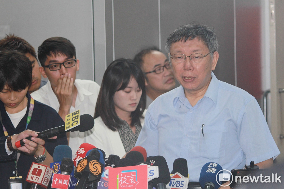 台北市長柯文哲。 圖：周煊惠 ／攝