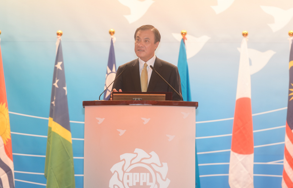蘇嘉全出席亞洲太平洋國會議員聯合會（APPU）年會開幕式。 圖:蘇辦/提供
