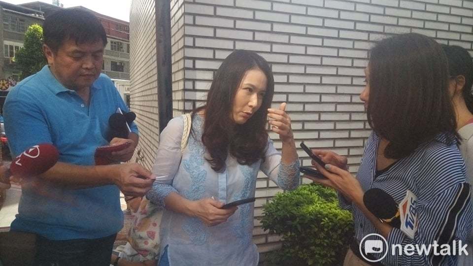 永齡基金會執行長劉宥彤出面駁斥週刊報導內容。 圖：黃建豪/攝