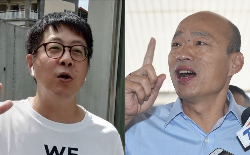 Wecare高雄發起人尹立指出，韓國瑜應是中華民國歷史有史以來唯一被提罷免2次的政治人物。 圖：新頭殼合成