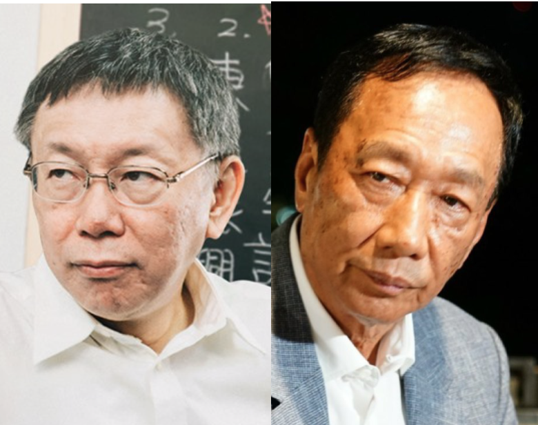 柯文哲日前說8月1日郭柯會，三分真七分假。 圖：新頭殼合成