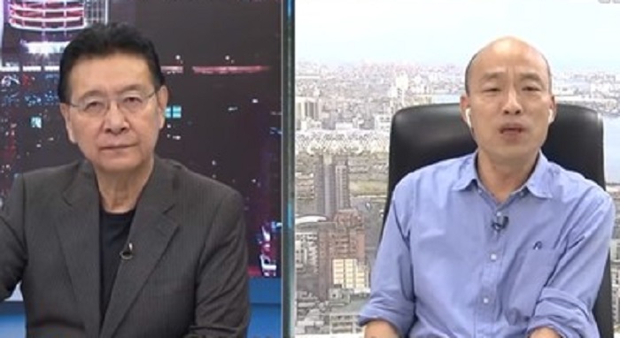韓國瑜上週在政論節目《少康戰情室》專訪說出「廢話金句」，過了10天才在網路引爆，是趙少康等人要對韓導「正面開槍」了嗎？ 圖：翻攝Youtube