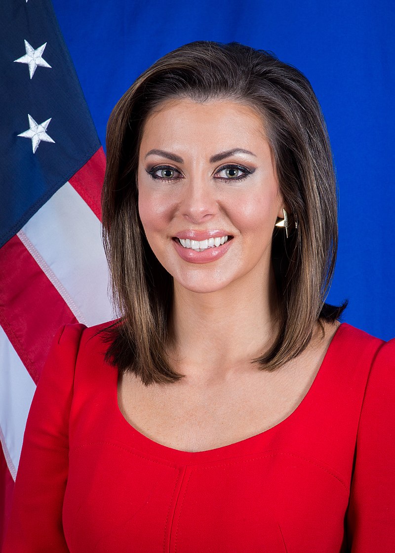 美國國務院發言人歐塔加斯（Morgan Ortagus）。 （圖：翻攝維基百科）