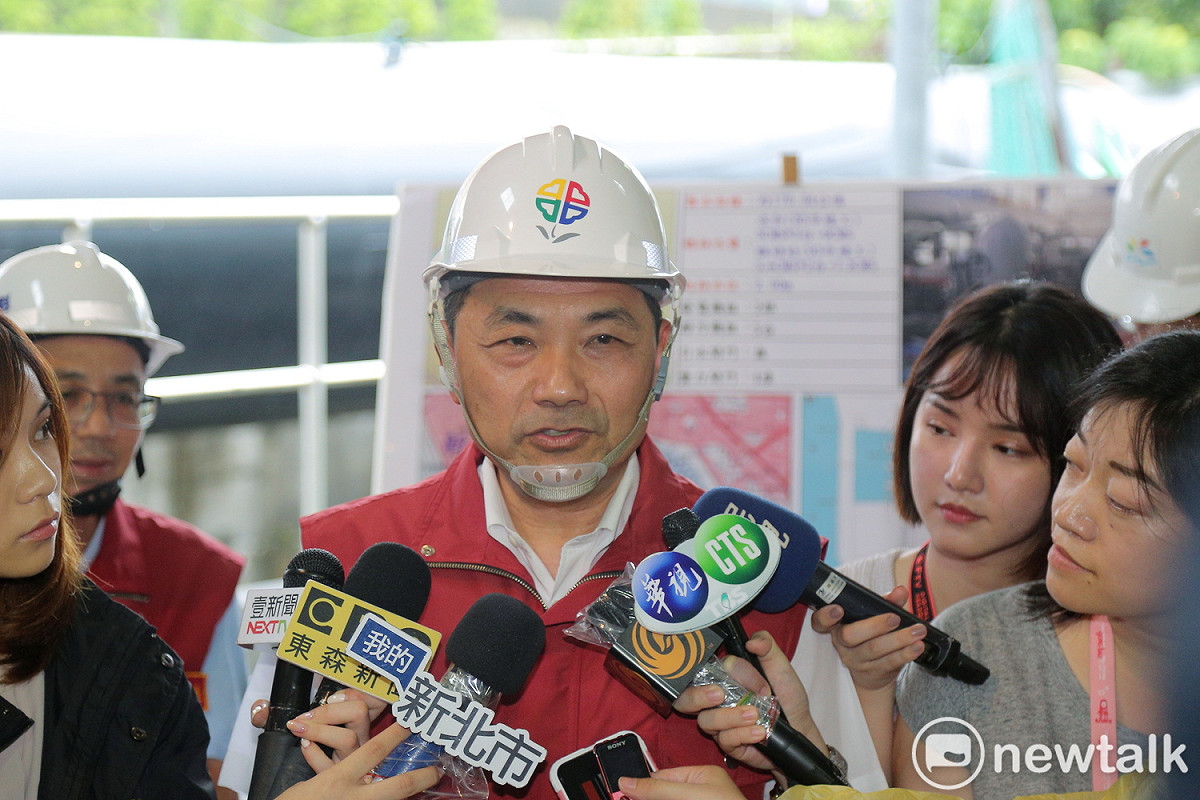 新北市長侯友宜表示「民眾的安全不是用算的」，守護百姓生命財產絕對要用最高的原則、標準來看待。 圖：林昀真／攝