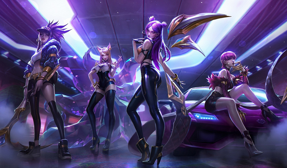K／DA為《英雄聯盟》最受歡迎的系列造型 圖：Riot Games