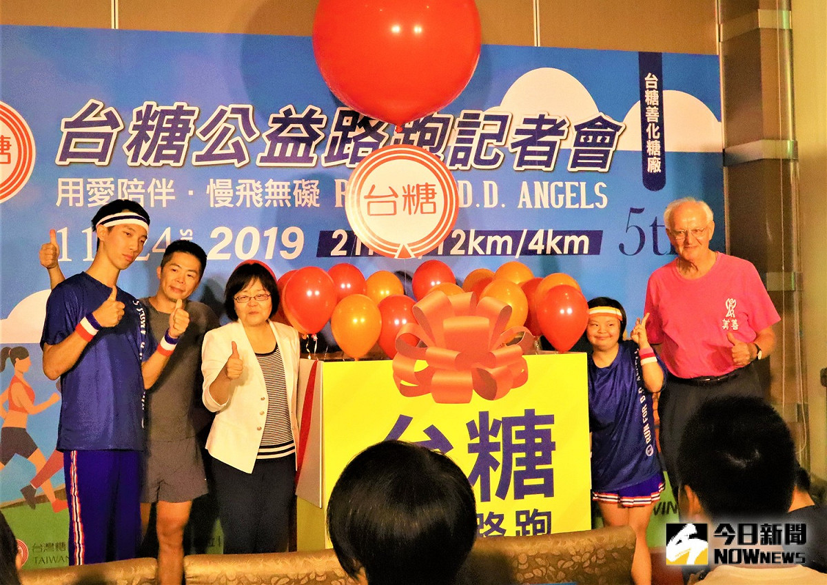 台糖公益路跑今年邁入第5屆，請到極地探險家林義傑擔任路跑大使。 圖／鍾東穎攝 ,2019.08.15