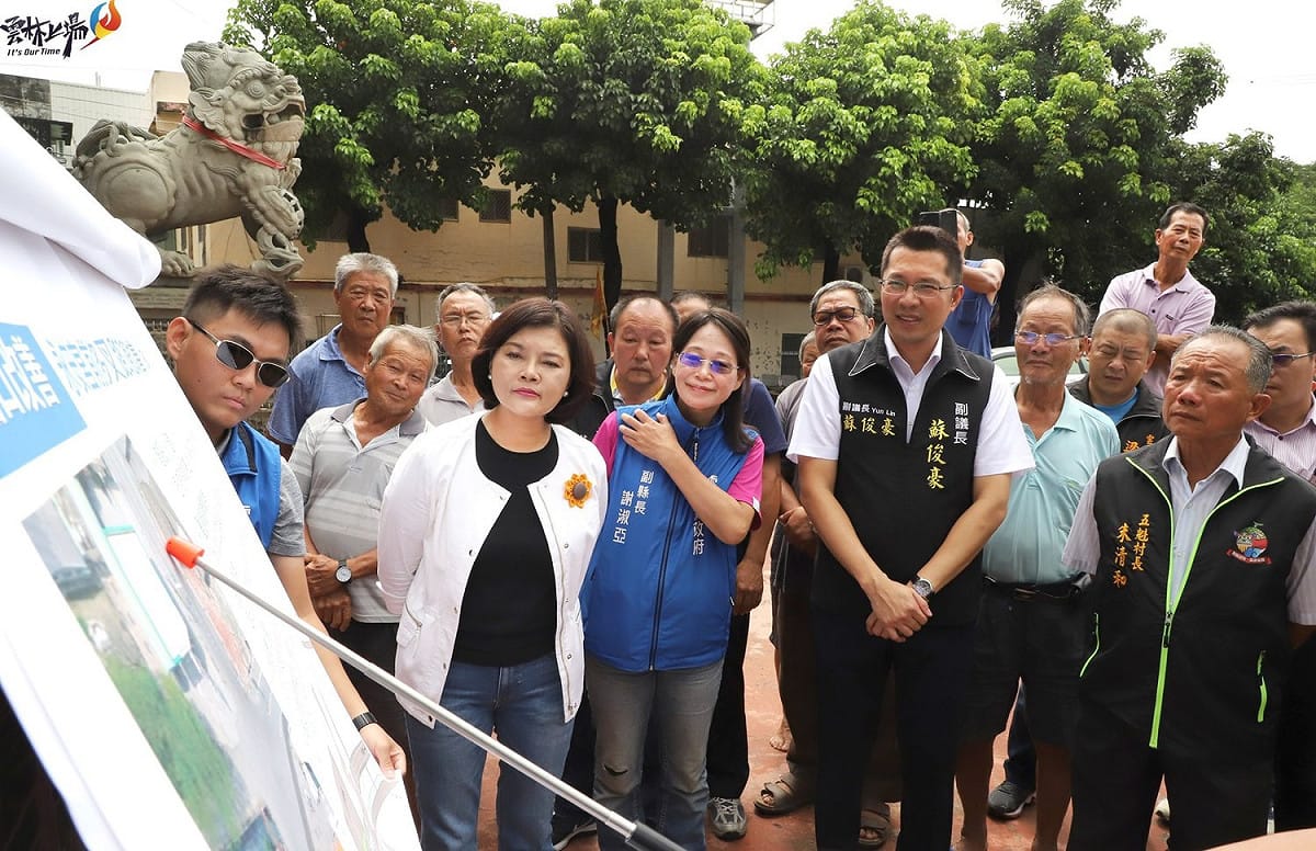 為進行道路交通環境改善，雲林縣政府向中央政府爭取前瞻計畫補助1億6800萬，盼提升縣道156線麥寮至崙背的交通狀況。 圖：擷取自張麗善臉書