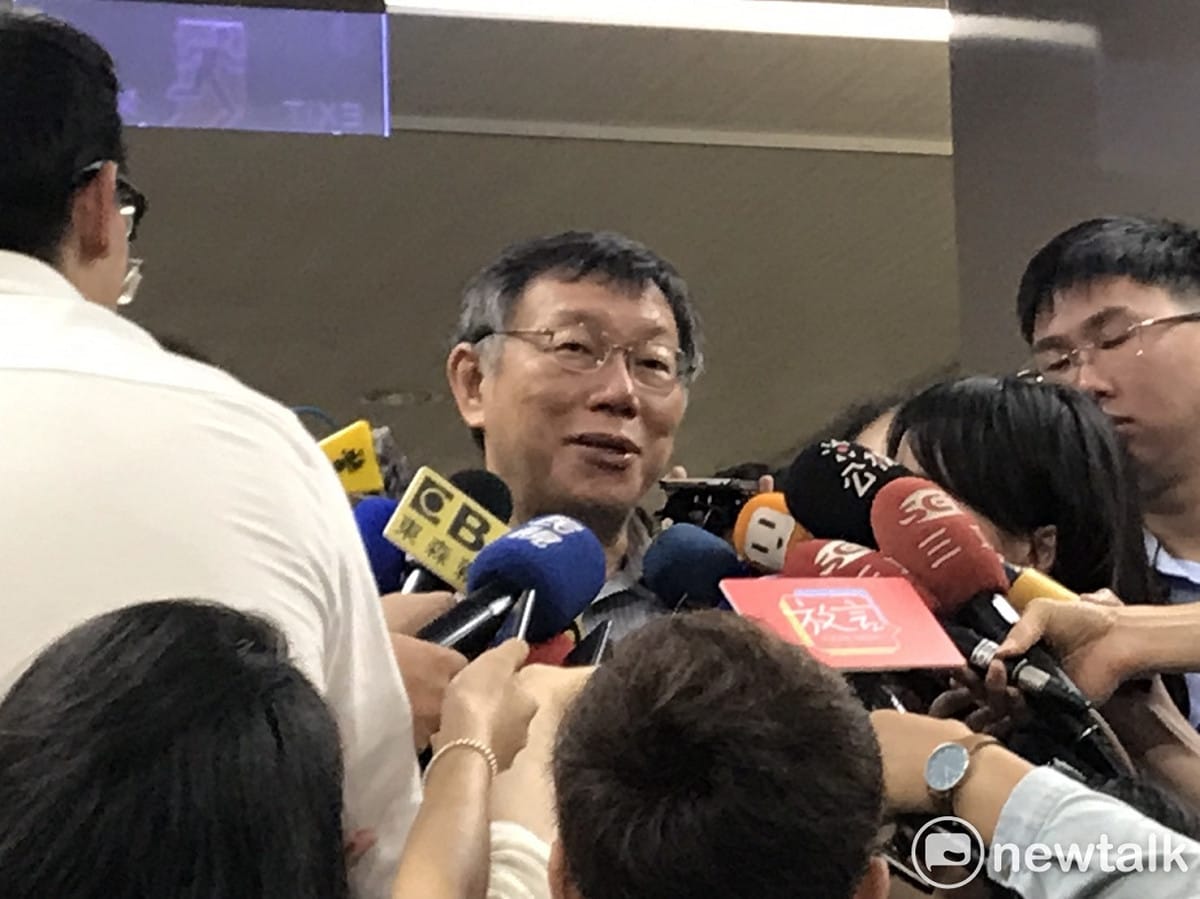 台北市長柯文哲。 圖：周煊惠 ／攝