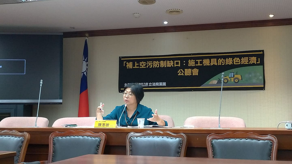 陳惠敏表示，慰留邱顯智仍是第一要務，並強調她不會參選黨主席。 圖:陳佩君/攝