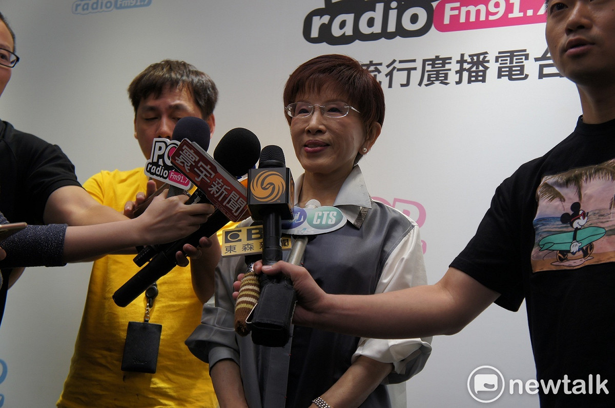 國民黨前主席洪秀柱，對面臨「換柱2.0」的韓國瑜提供建議。 圖：黃建豪/攝（資料照）