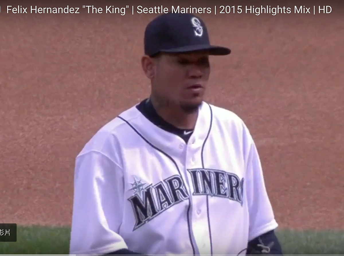 Felix Hernandez。 圖／翻攝自YOUTUBE