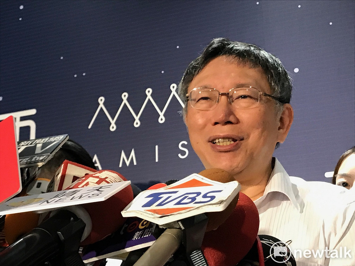 台北市長柯文哲。 圖：周煊惠 ／攝