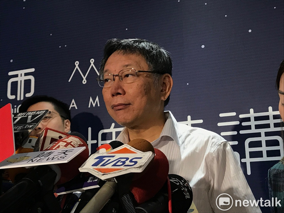 台北市長柯文哲。 圖：周煊惠 ／攝