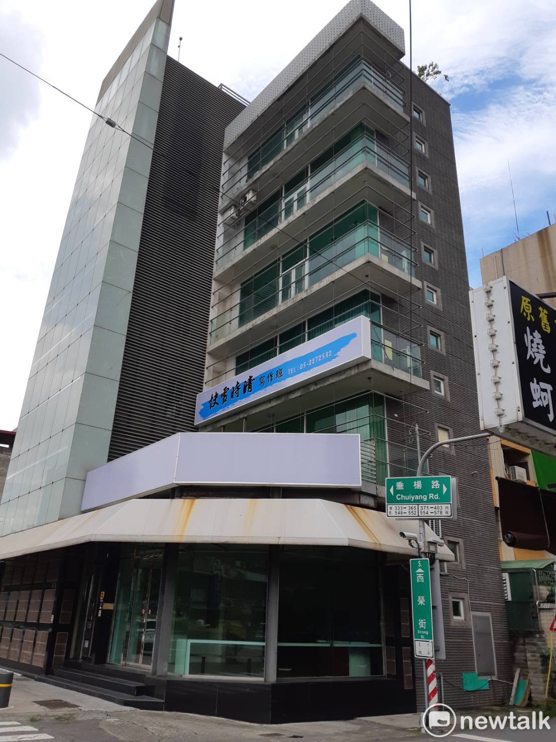 國民黨嘉義市立委參選人傅大偉，有意選址去年黃敏惠當選的「藍營常勝之地」作為競選總部，以延續勝選氣勢。 圖：蔡坤龍/攝