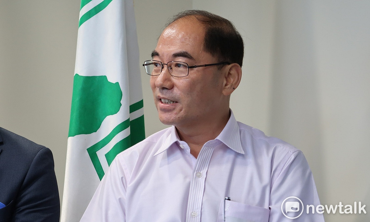 民進黨提名南投縣立委第二選區候選人、水里鄉長陳癸佑。 圖：林朝億/攝