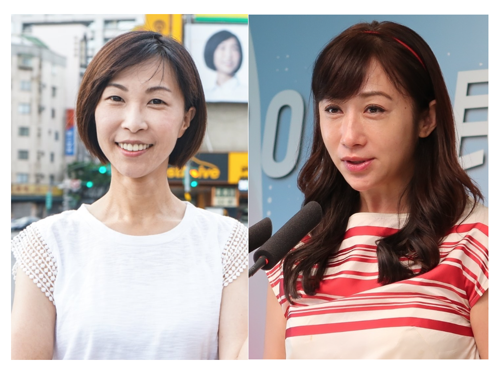 民進黨中執委今（21）日也提名議員許淑華（右）出征第7選區，但該區時力已提名陳雨凡（左）。 圖：新頭殼合成