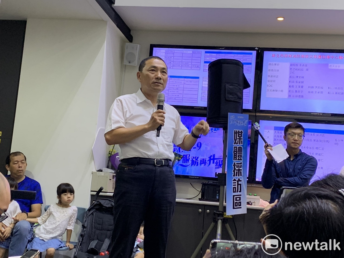 侯友宜重申「沒有核安、沒有能力處理核廢料」，談核能政策「就是假議題」。  圖：林昀真／攝