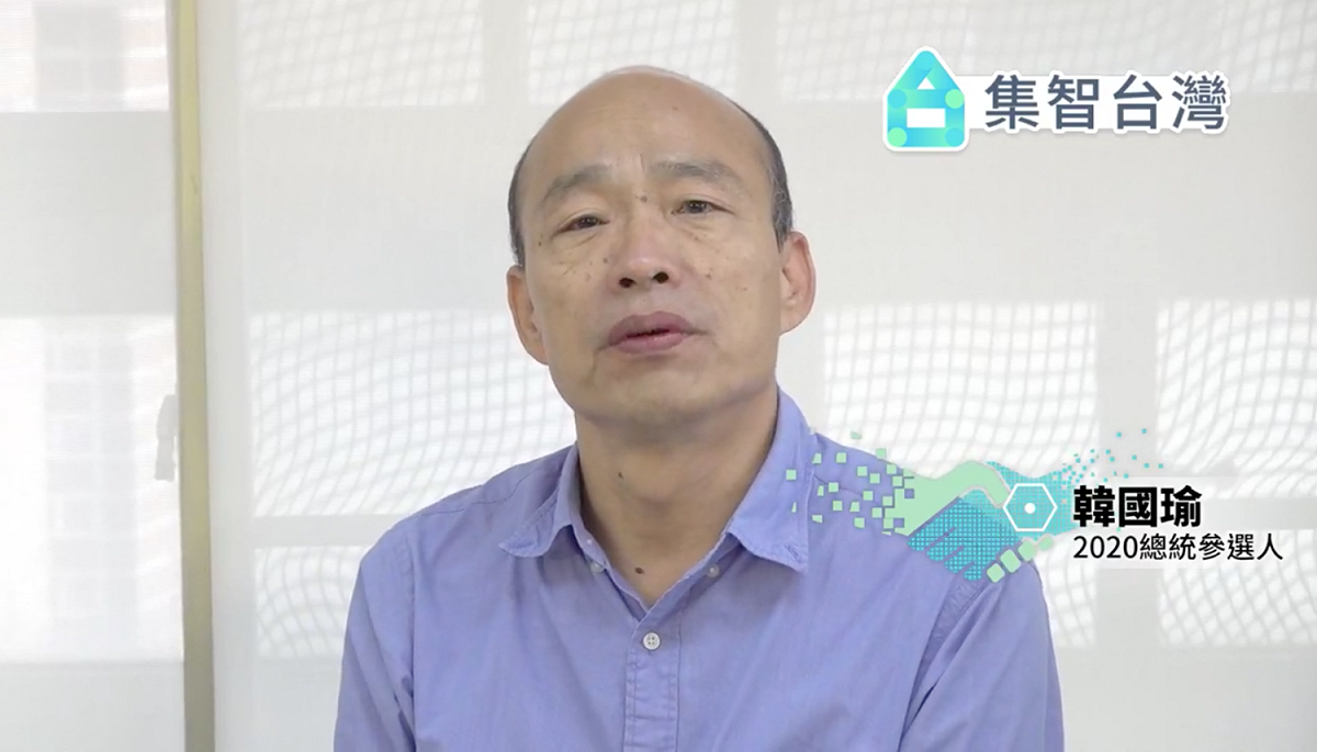 韓國瑜開直播談能源政策。 圖：翻攝自韓國瑜臉書