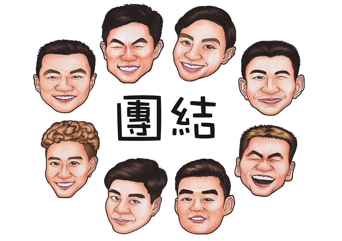 台北公開賽推台灣羽球選手貼圖做公益。 圖／中華羽協提供