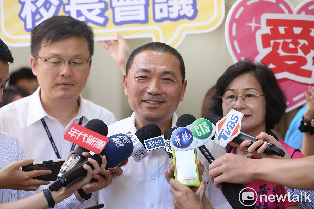 關於核四議題，侯友宜表示他只是把事實說出來，講的內容大致跟別人所提出來的能源政策也沒有什麼差異性。 圖：林昀真／攝