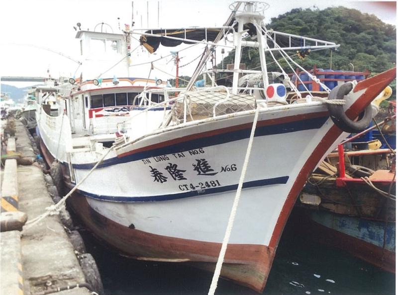 蘇澳漁船進隆泰6號失聯，美國通報在案發海域發現疑似漁船殘骸。 圖：漁業署提供