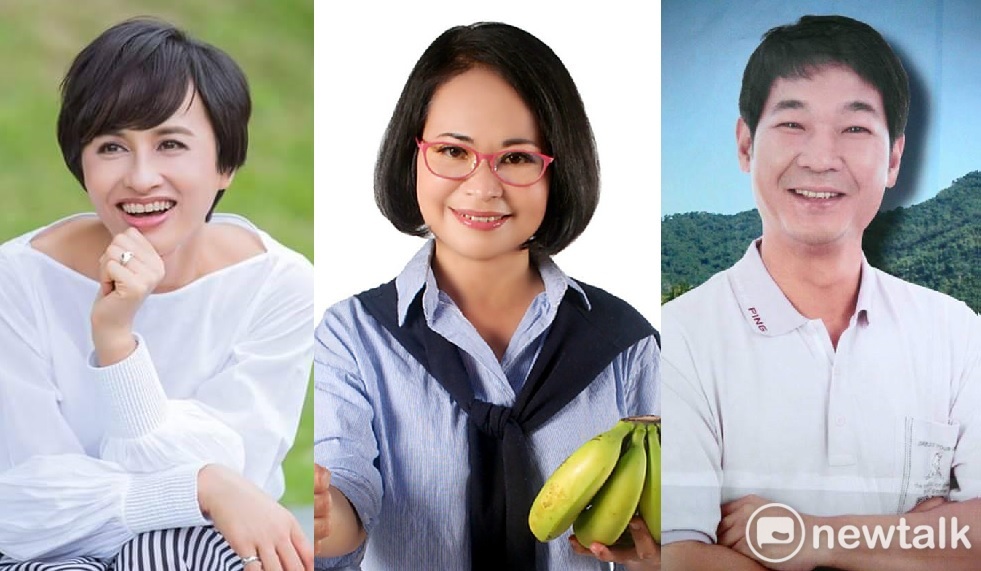 朱信強(右)退選，邱議瑩(右)與王齡嬌兩個女人對決。 圖：新頭殼合成