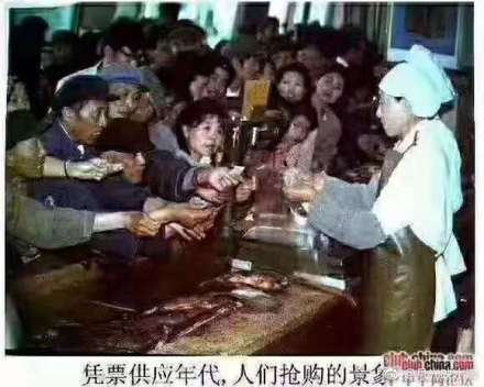 中國網友稱「福建莆田引領中國人民重啟票證經濟新時代」，重回數十年前應票才能購買民生必需品窘境。 圖：翻攝自微博「月光映水滴」