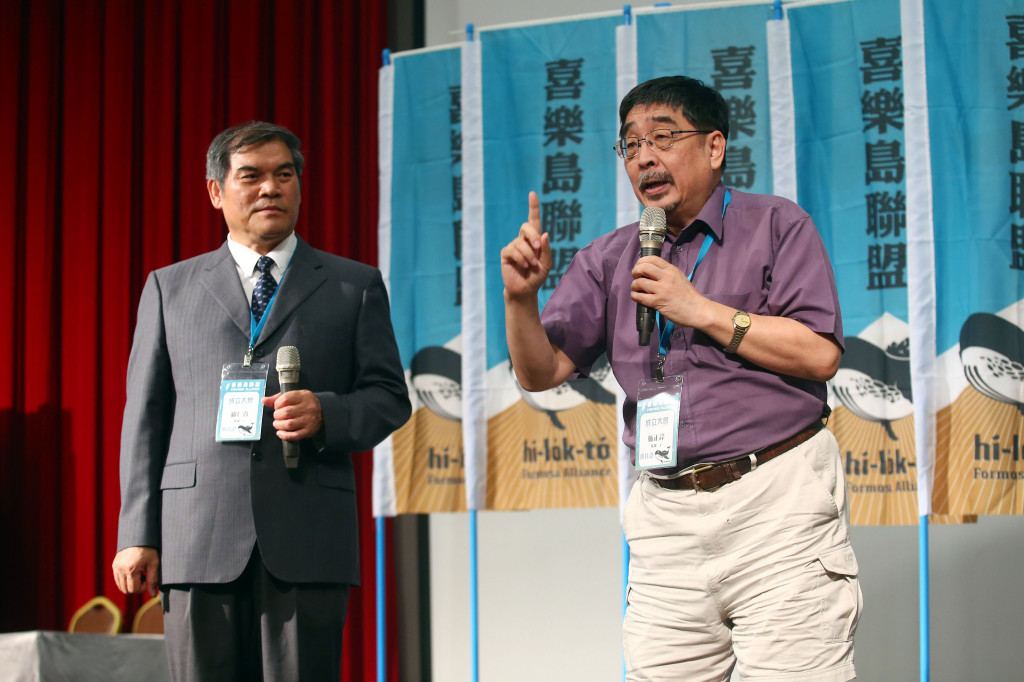 喜樂島聯盟副主席施正鋒說，喜樂島聯盟的立場很清楚，總統一定會推派人。 圖：喜樂島聯盟/提供