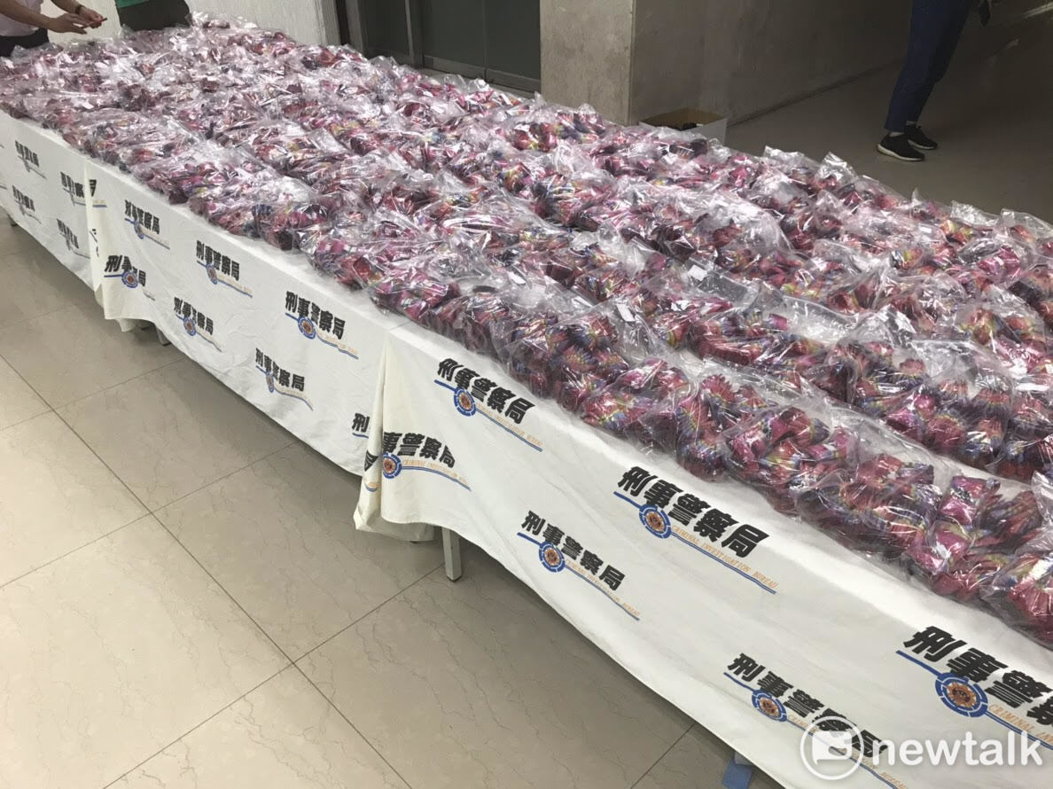 花蓮刑警大隊查獲毒品咖啡包分裝案 花蓮刑警大隊提供