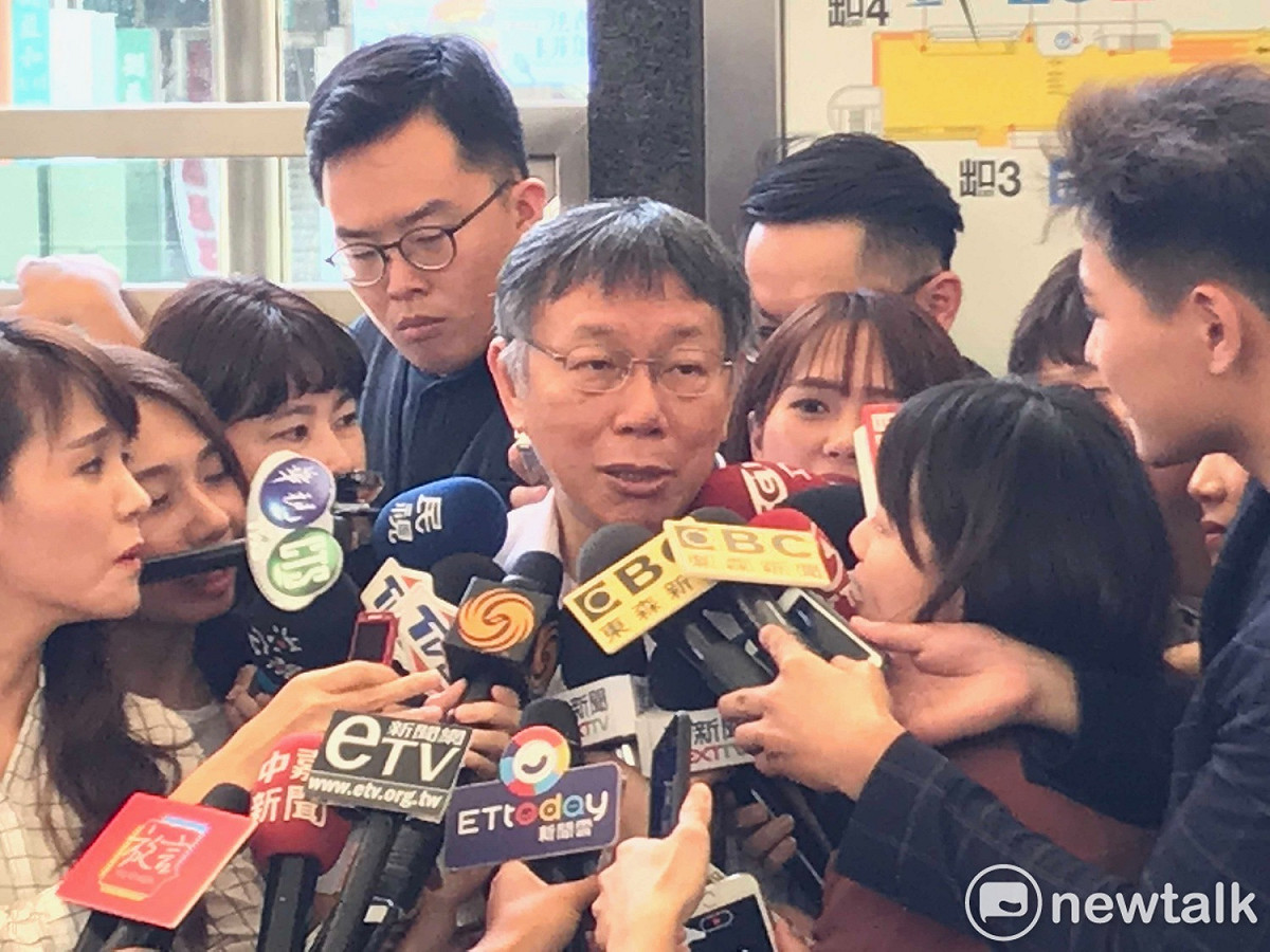 台北市長柯文哲。 圖：周煊惠 ／攝
