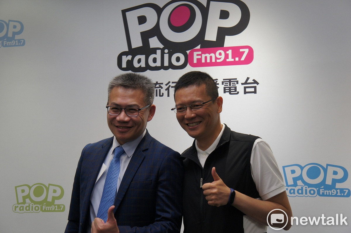 韓國瑜競選北部辦公室副執行長孫大千（圖右）。 圖：黃建豪/攝
